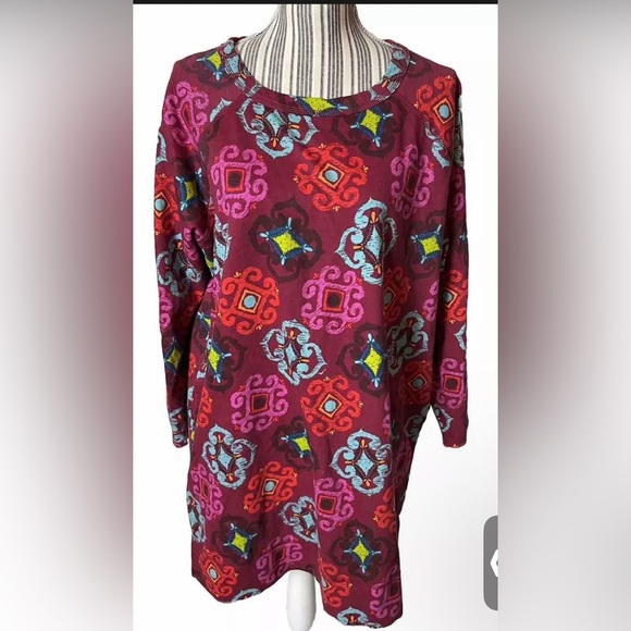 Dreams Co Women’s  M/L  Tunic with pockets top tee Jersey sz 14/16 Large - Picture 4 of 7